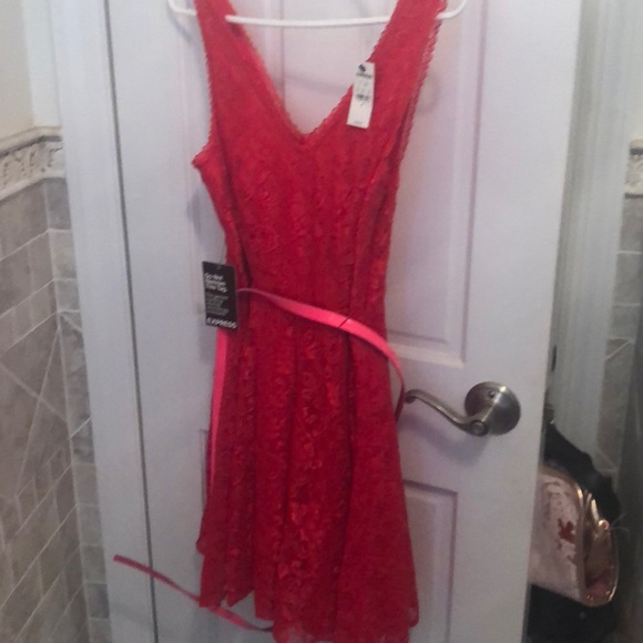 Express Dresses & Skirts - Nwt Express dress red lace 6
